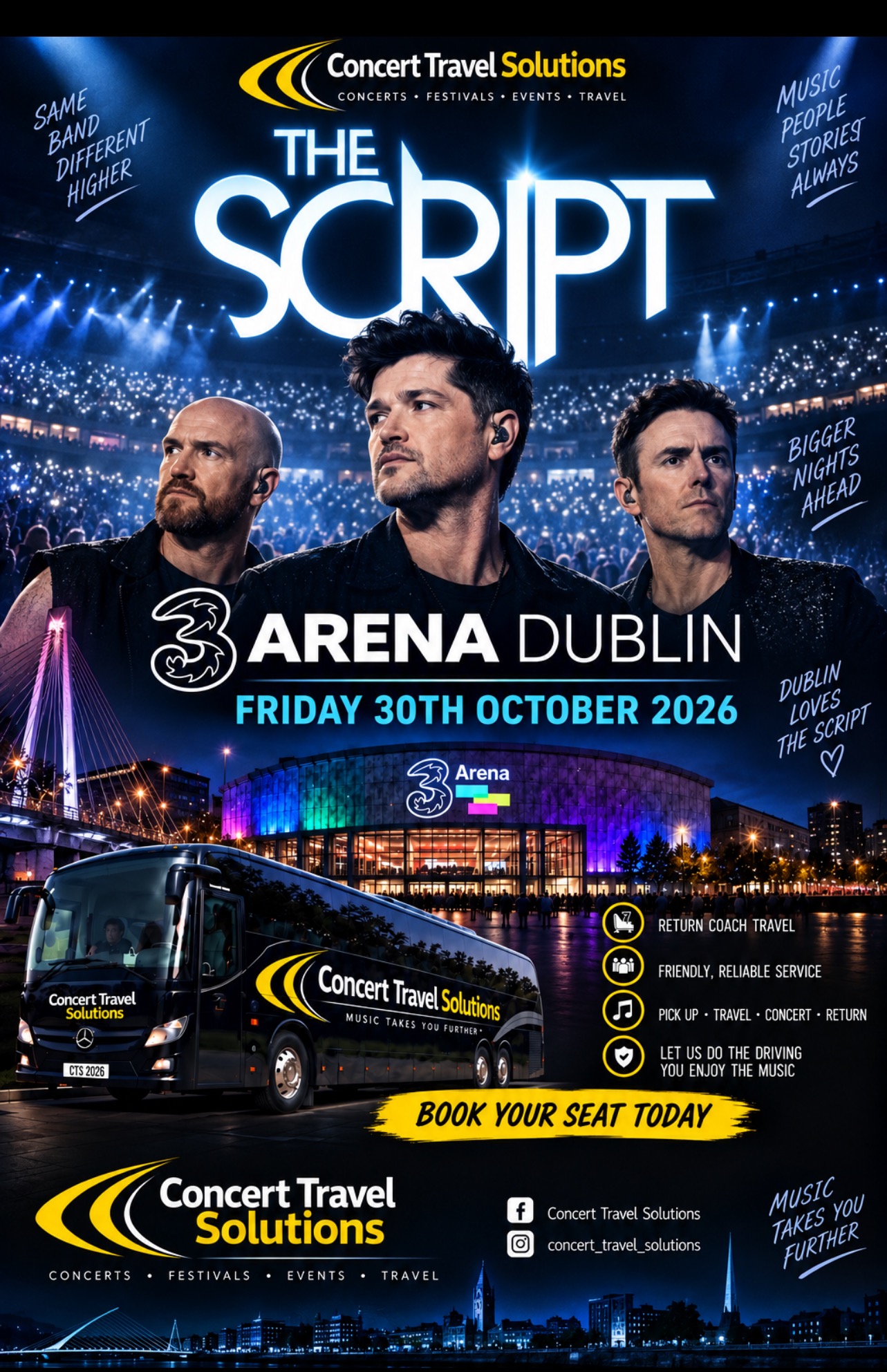The Script - 3 Arena, Dublin - Friday 30th October